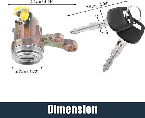 X AutoHaux 1 Set Set Switch Lock Cylinder مع مفتاح Toyota Camry 1992 1993 1994 1995 1996 استبدال 69052-33010 69051-33010 in Saudi Arabia