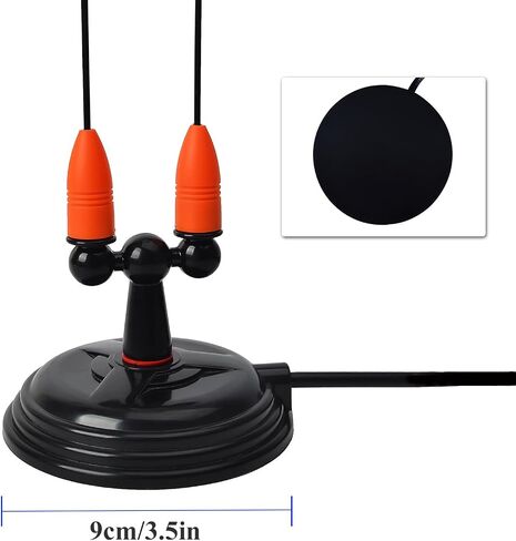2 متر/70 سم VHF UHF هوائي مزدوج النطاق Magent Base Amplifier PL-259 Plug، HT Scanner المغناطيسي المحمول هوائي جبل لشاحنة JEEP Vehicel تاكسي حافلة UTV ATV جهاز إرسال واستقبال راديو متنقل in Saudi Arabia