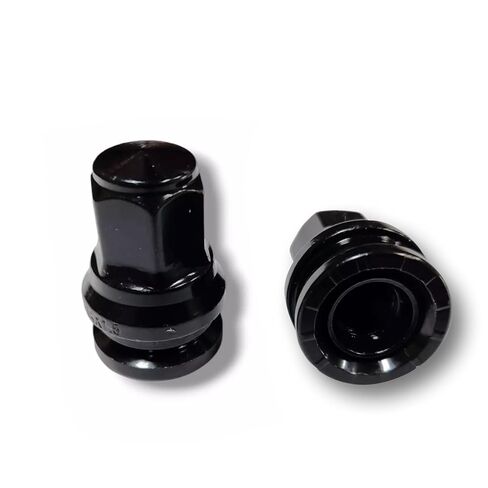 M14x1.5 Lug Nuts, Hunting Horse 1.9" Tall OEM Closed End Flat Washer Type Chrome 14x1.5 Lug Nuts Replacement for Ford Super Duty F-250 F-350, 32 Pack in Kuwait