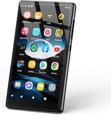 5" MP3 Player with Android 13 OS, 96GB MP3 Player with Bluetooth and WiFi, 1080P HD MP4 Player, Music Player Preloaded with Spotify, Audible, and Play Store in Kuwait