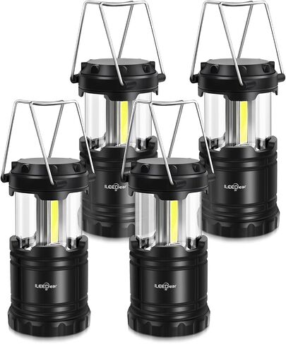 LED Camping Lantern ، الأضواء التي تعمل بالبطارية ، سطوع قابل للتعديل للتخييم ، حالات الطوارئ ، انقطاع التيار الكهربائي ، الفوانيس القابلة للطي في الهواء الطلق ، 2 عبوة in Saudi Arabia