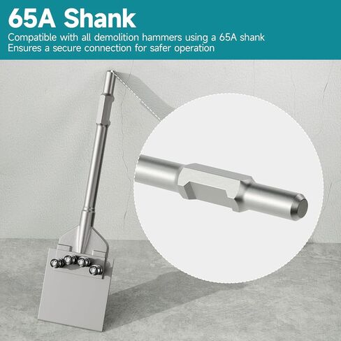 SDS-Max عرقوب 6 بوصة مكشطة أرضية إزميل - 6 "مكشطة شفرة واسعة 25" طويلة سبائك الصلب مطرقة دوارة مثقاب - أدوات إزالة لخلفية البلاط Thinset الخشب الصلب لاصق الغراء مشمع in Kuwait