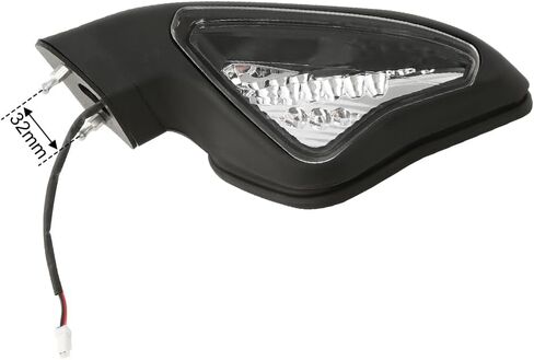 TCT-MOTORPARTS REARVING MIRROR LED LED يناسب DUCATI 848 EVO 2008-2013 ؛ 1098 1098S 1098R 1198 1198S 1198R 2009-2011 in Saudi Arabia