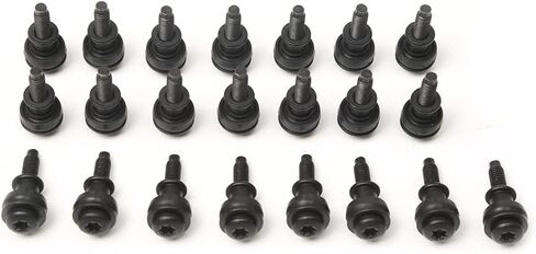 براغي تغطية صمام المحرك أكياس 06B103831E استبدال VW EOS Golf Jetta Passat Touareg Audi A3 A4 A5 A6 A7 A8 Q4 Q7 TT R8 RS5 (06B103831J-22PCS) in Saudi Arabia
