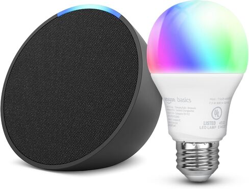 صدى البوب ​​مع Amazon Basics Smart Color Pulb in Saudi Arabia