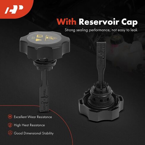 A-Premium Engine Soodant Overflow Recovery Tank [مع CAP] متوافق مع Jeep JL Series Wrangler 2018 2019 2020 2021 2022 2023 2024 in Saudi Arabia