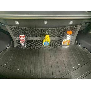 Trunk Organizer Cargo Net لتويوتا RAV4 2019-2025 - شبكة شحن على طراز المغلف لسيارات الدفع الرباعي - تخزين حاملة سيارة مركبة مركبة مميزة للسيارات - متوافقة مع RAV4 in Saudi Arabia