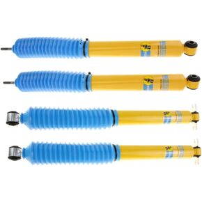 Bilstein 4600 Series Set of Front & Rear Monotube Shocks fits 2007 2017 Wrangler with 0" Lift | Comfort Ride | TrendsAuto Decal | 24-141727 24-141734 in Saudi Arabia