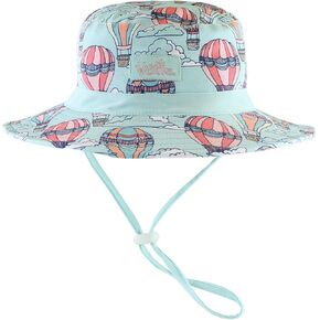 قبعة السباحة للفتيات الصغيرات UV SKINZ UPF 50+ - حمار وحشي قوس قزح - 18/24 متر in Kuwait