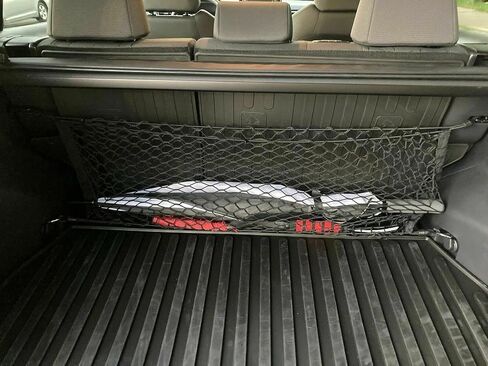 Trunk Organizer Cargo Net for Toyota RAV4 2019–2025 – Envelope Style Cargo Net for SUV – Premium Mesh Elastic Car Trunk Organizer Vehicle Carrier Storage – Compatible with RAV4 in Saudi Arabia