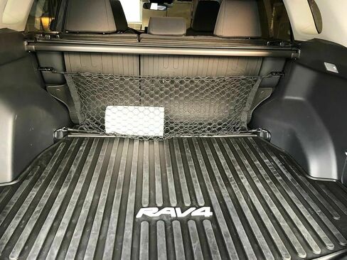 Trunk Organizer Cargo Net for Toyota RAV4 2019–2025 – Envelope Style Cargo Net for SUV – Premium Mesh Elastic Car Trunk Organizer Vehicle Carrier Storage – Compatible with RAV4 in Saudi Arabia