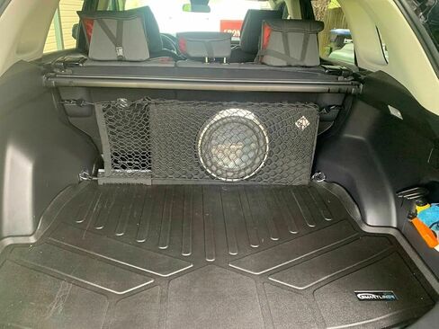 Trunk Organizer Cargo Net for Toyota RAV4 2019–2025 – Envelope Style Cargo Net for SUV – Premium Mesh Elastic Car Trunk Organizer Vehicle Carrier Storage – Compatible with RAV4 in Saudi Arabia