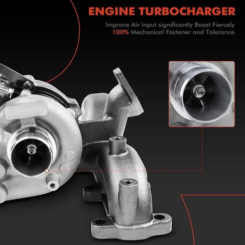 A-Premium Complete Turbo Turbocharger Kit, with Wastegate Actuator & Gasket, Compatible with Volkswagen Jetta, Golf, Beetle, 1998-2004, L4 1.9L, Diesel, Replace# 713673-0006 in Saudi Arabia