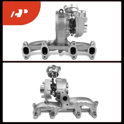A-Premium Complete Turbo Turbocharger Kit, with Wastegate Actuator & Gasket, Compatible with Volkswagen Jetta, Golf, Beetle, 1998-2004, L4 1.9L, Diesel, Replace# 713673-0006 in Saudi Arabia