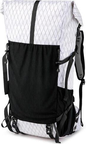 Hiking Backpack,40L to 50L Extra Large Capacity Hiking Bag,Internal Frame Camping Backpack,Upgraded X-PAC Lightweight Sport Daypack Travel Backpack Fit For Mountain Climbing Camping(Grey Green) in Kuwait