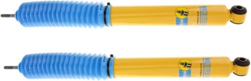Bilstein 4600 Series مجموعة من صدمات الأنابيب الأمامية والخلفية تناسب 2007 2017 Wrangler with 0 "Lift | Comfort Ride | Trendsauto Decal | 24-141727 24-141734 in Saudi Arabia
