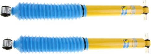 Bilstein 4600 Series مجموعة من صدمات الأنابيب الأمامية والخلفية تناسب 2007 2017 Wrangler with 0 "Lift | Comfort Ride | Trendsauto Decal | 24-141727 24-141734 in Saudi Arabia