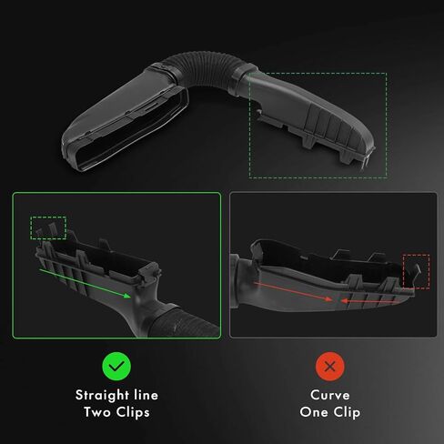 A-Premium Engine Air Cleaner Intake Hose Compatible with Mercedes-Benz CLA250 2014-2018, GLA250 2015-2018, GLA45 AMG 2015-2018, 2.0L in Saudi Arabia