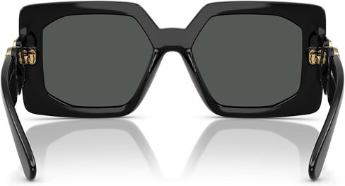 Versace Woman Sunglasses Black Frame, Dark Grey Lenses, 55MM in Saudi Arabia