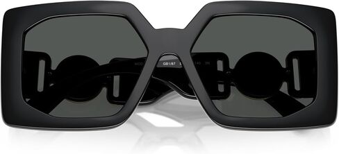 Versace Woman Sunglasses Black Frame, Dark Grey Lenses, 55MM in Saudi Arabia