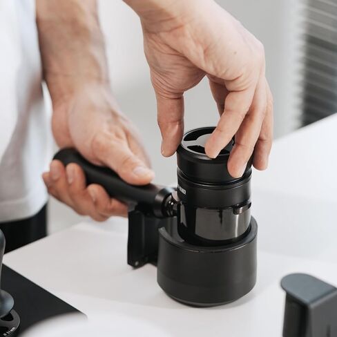 MHW-3BOMBER 58.5mm Espresso Coffee Distributor, Gravity Espresso Distribution Tool with Adaptive Height for Barista, Coffee Leveler Tools for 58mm Machine Portafilter, Astra Collection, T7021-OS in Kuwait