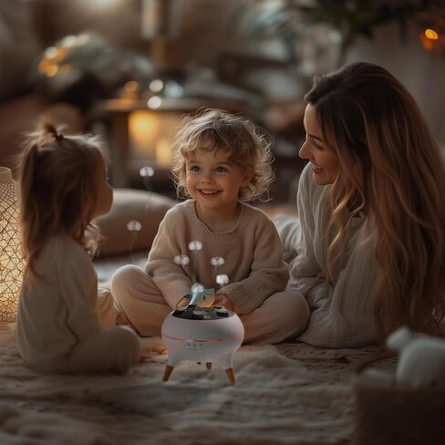 Recinext Mushroom Cloud Aroma Diffuser-إعداد 3-توقيت ، أوضاع من 7 نقاط ، و 7 ألوان LED ، وصديق التأمل مع ضباب شكل هلام مائي ، وديكور المنزل لغرفة النوم/غرفة المعيشة/المكتب-إغلاق السيارات in Saudi Arabia