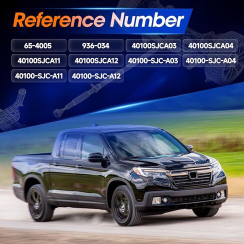936-034 محرك خلفي عمود عمود عمود عمود عمود عمود دولة ملائمة لـ Honda Ridgeline Crew Cab Pickup 2006-2014 3.5L AWD ، OE 40100SJCA03 ، 40100SJCA04 in Saudi Arabia