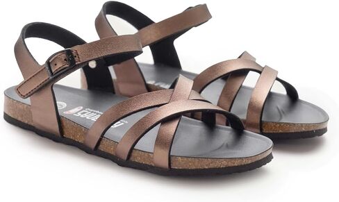ZANETTA Mallorca Orthopaedic Cork Sandals for Women - Pressure Relieving Cushioned Footbed, Arch Support for Foot Health and Premium Slides in Saudi Arabia