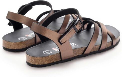 ZANETTA Mallorca Orthopaedic Cork Sandals for Women - Pressure Relieving Cushioned Footbed, Arch Support for Foot Health and Premium Slides in Saudi Arabia