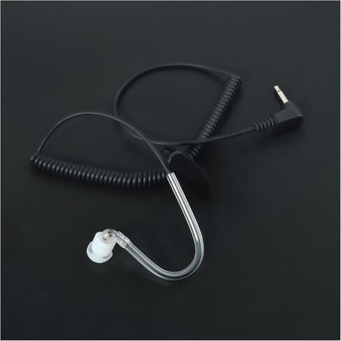 UAYESOK 3.5mm Listen Only Earpiece for Radio Speaker Mic, Balanced Armature Driver, Police Security Law Enforcement Surveillance Headset, Covert & Compact & All Day Use & Clear Audio in Saudi Arabia