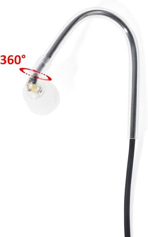 UAYESOK 3.5mm Listen Only Earpiece for Radio Speaker Mic, Balanced Armature Driver, Police Security Law Enforcement Surveillance Headset, Covert & Compact & All Day Use & Clear Audio in Saudi Arabia