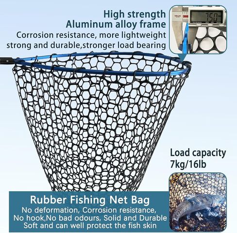 Fishing net (Retractable 19.68, Blue, 48in) in Saudi Arabia