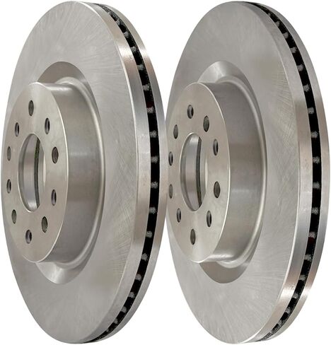 Autoshack Front Disc Brake Rotors Replacement for 2018-2023 Chevrolet Traverse 2019-2024 Blazer 2024 Equinox EV 2017-2023 GMC Acadia 2018-2024 Buick Enclave V6 4WD AWD FWD 12.6" (321.0 mm) R682063PR in Kuwait