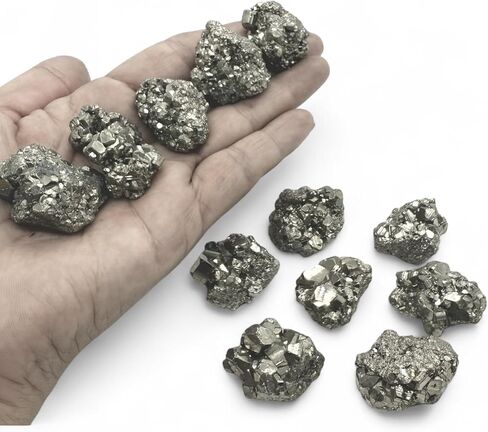 Pachamama Essentials Tumbled Pyrite from Peru - Fools Gold - Healing Stone - Reiki (1) in Saudi Arabia