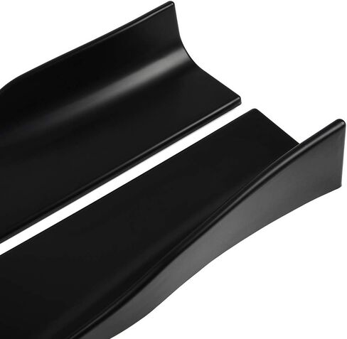 G-Plus Universal Rocker Plane Extension شفة (شريط مزدوج غير متضمن) تنورة جانبية الجوانب مجموعة الأسود 4 PCS in Saudi Arabia