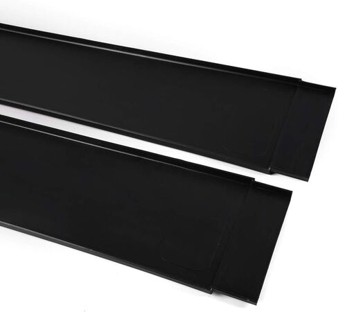 G-Plus Universal Rocker Plane Extension شفة (شريط مزدوج غير متضمن) تنورة جانبية الجوانب مجموعة الأسود 4 PCS in Saudi Arabia