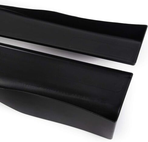 G-Plus Universal Rocker Plane Extension شفة (شريط مزدوج غير متضمن) تنورة جانبية الجوانب مجموعة الأسود 4 PCS in Saudi Arabia