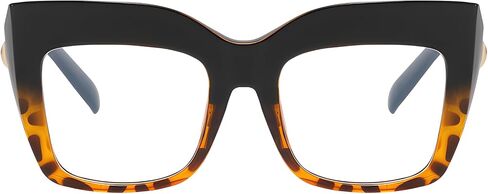 Oversized Thick Reading Glasses, Extra Large Bule Light Blocking Reader, Fashion Big Frame Anti Glare/UV Eyewear in Saudi Arabia