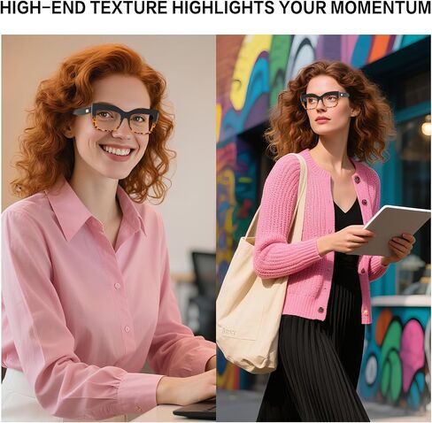 Oversized Thick Reading Glasses, Extra Large Bule Light Blocking Reader, Fashion Big Frame Anti Glare/UV Eyewear in Saudi Arabia