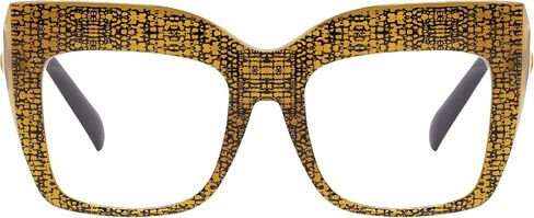 Oversized Thick Reading Glasses, Extra Large Bule Light Blocking Reader, Fashion Big Frame Anti Glare/UV Eyewear in Saudi Arabia