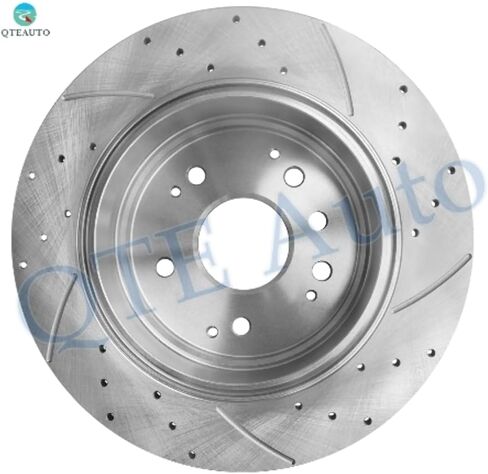 PM Auto Rear Drilled Slotted Brake Disc Rotors For 1999-2008 Acura TL in Saudi Arabia