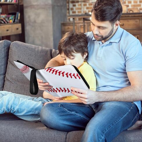 Card Binder 4/9 Pocket PU Waterproof Trading Binder for 400/900 Portable Album Holder with Zipper Wristband Card Organizer Gifts(Blue Marble,13.4 x 10.6 x 2 Inch) in Kuwait