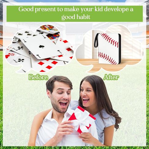 Card Binder 4/9 Pocket PU Waterproof Trading Binder for 400/900 Portable Album Holder with Zipper Wristband Card Organizer Gifts(Blue Marble,13.4 x 10.6 x 2 Inch) in Kuwait