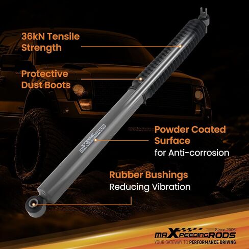 maXpeedingrods 4"-6" Rear Lifted Shocks for Chevy/GMC C1500 K1500 RWD 4WD 1988-1999, G1 Upgraded Serise in Saudi Arabia