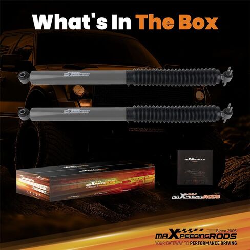 maXpeedingrods 4"-6" Rear Lifted Shocks for Chevy/GMC C1500 K1500 RWD 4WD 1988-1999, G1 Upgraded Serise in Saudi Arabia