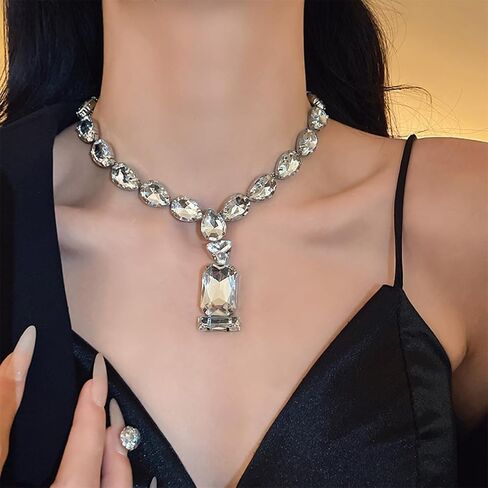 قلادة بلينغ رينستون قلادة Y للنساء مبالغ فيه in Kuwait