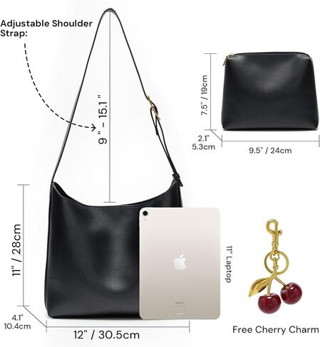 Bucket Bags for Women Medium Vegan Leather Tote with Adjustable Strap Small Pouch Designer Handbags Travel Work Purse in Kuwait