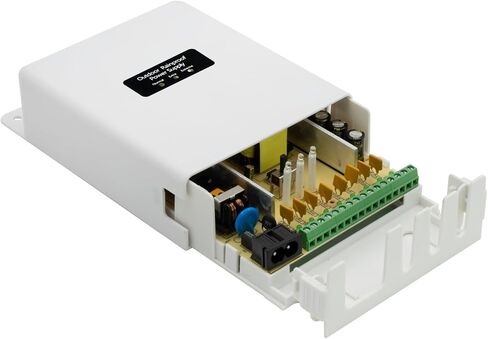 Outdoor Waterproof 5A 4 Channel 12V Power Supply Adapter - Adjustable to 13.8V & 15V to Prevent Voltage Attenuation, AC in 100-240V 50-60Hz for CCTV Cameras, IP, PTZ Systems, IR Illuminators in Kuwait