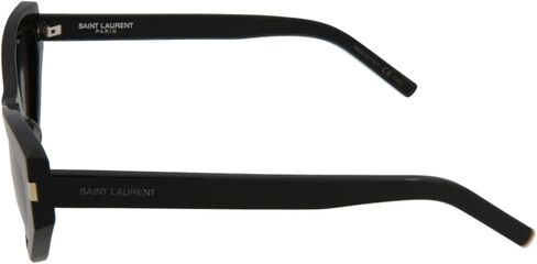 نظارة Saint Laurent Cat Eye Sunglasses أسود أسود رمادي نظارات فاخرة مصنوعة في إيطاليا أسيتات مصمم إطار الأزياء للرفاهية اليومية in Saudi Arabia
