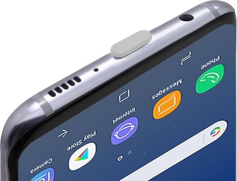 سدادات غبار USB-C من PortPlugs (5 أزواج) متوافقة مع iPhone 16 وSamsung Galaxy S24-S8 وPixel ومنافذ شحن من النوع C، وتتضمن أغطية سماعات الرأس وأدوات SIM وفرشاة تنظيف (شفاف) in Saudi Arabia